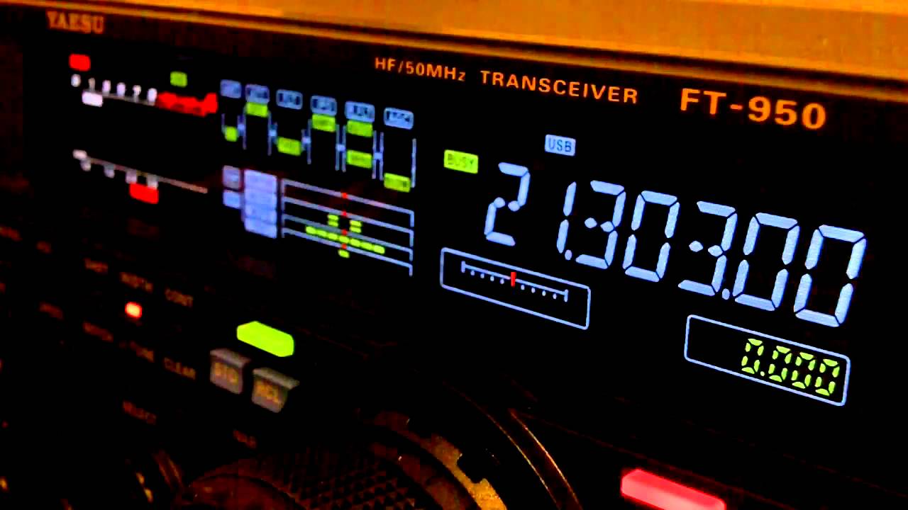 Ham Radio DX QSO JO7CVU Yaesu FT-950