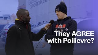 Poilievre supporters speak out at campaign rally