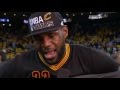 NBA Champs: Cavs Celebration, LBJ Postgame and Trophy Presentation