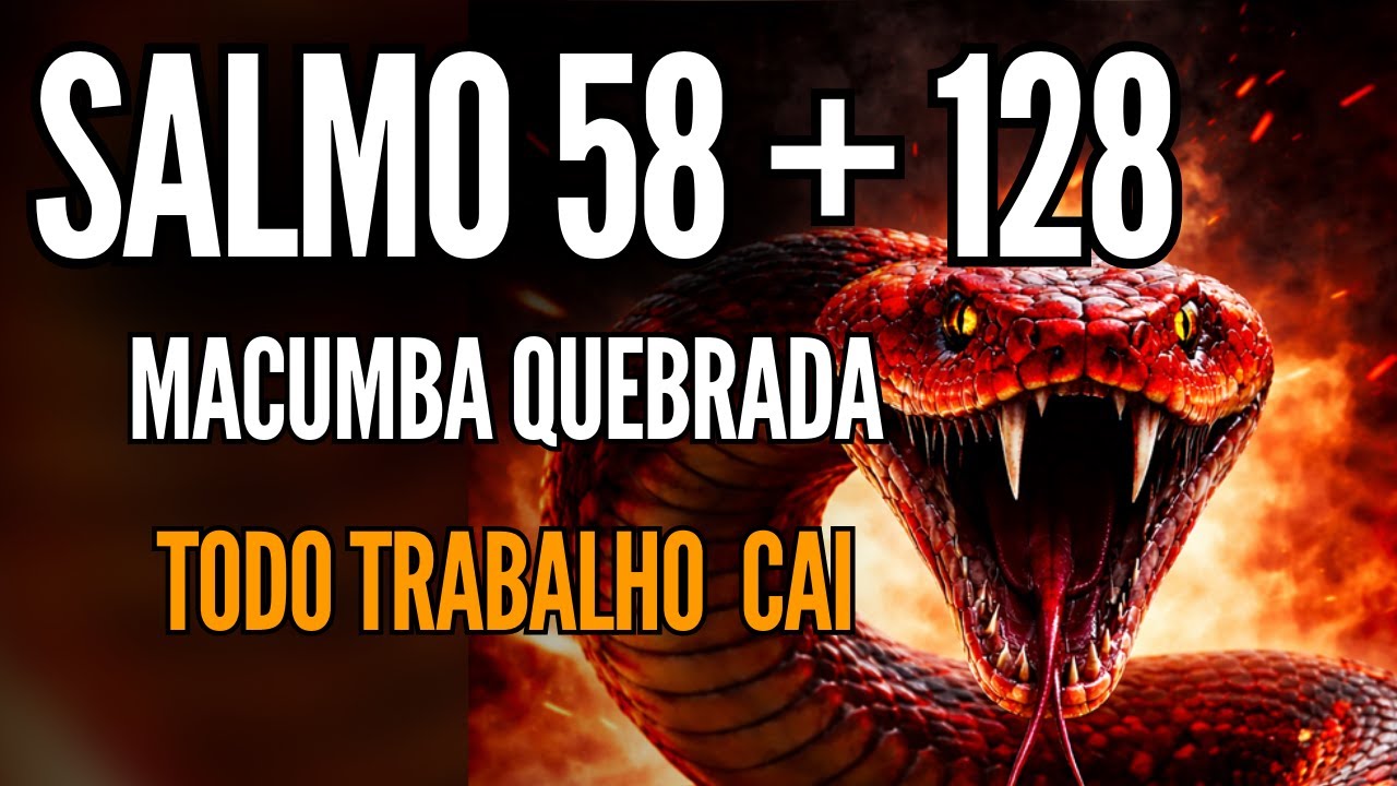 ORAÇÃO FORTE CONTRA O MAL (SALMO 58) TODA BRUXARIA CAINDO POR TERRA