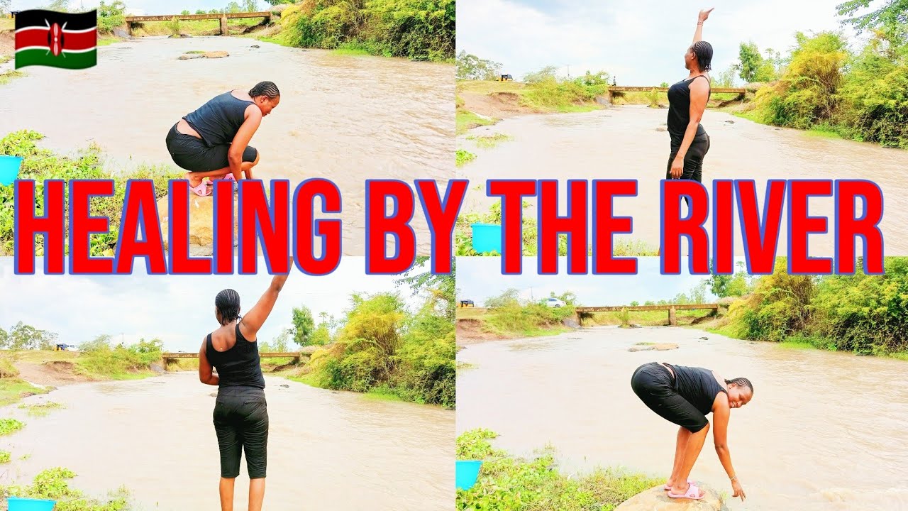 River Therapy: Washing Clothes | Scrubbing Feet |  Meditating in Nature.