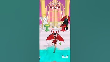 Destiny Run | Angel😇 Devil👿 | Gameplay Android,iOS #shorts #viral #gaming #girl running