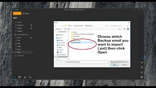 Tutorial How to Import Outlook Data File .pst to IceWarp Desktop Client
