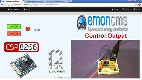 Emoncms OEM - Turn led ESP8266  - Encender led ESP8266: PDAControl