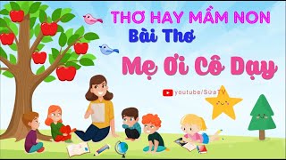 BÀI THƠ CÔ DẠY (MẸ ƠI CÔ DẠY) | THƠ MẦM NON | THƠ CHO BÉ screenshot 5