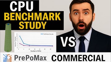 PrePoMax vs. commerciële FEM – CPU-schaalbenchmark (LA, GNA, GMNA 1–24 cores) - 60k shell-elementen