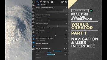 World Creator Introduction - PART 1 - Navigation & UI