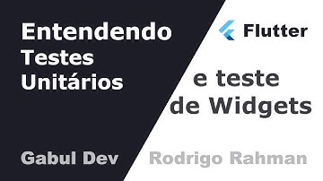 🛑 Introdução a testes de Widgets e testes Unitários 🛑