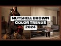 Nutshell brown  2024 key color trends