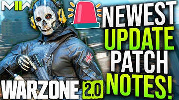 WARZONE 2: New UPDATE PATCH NOTES & Gameplay Changes! (MW2 New Update)