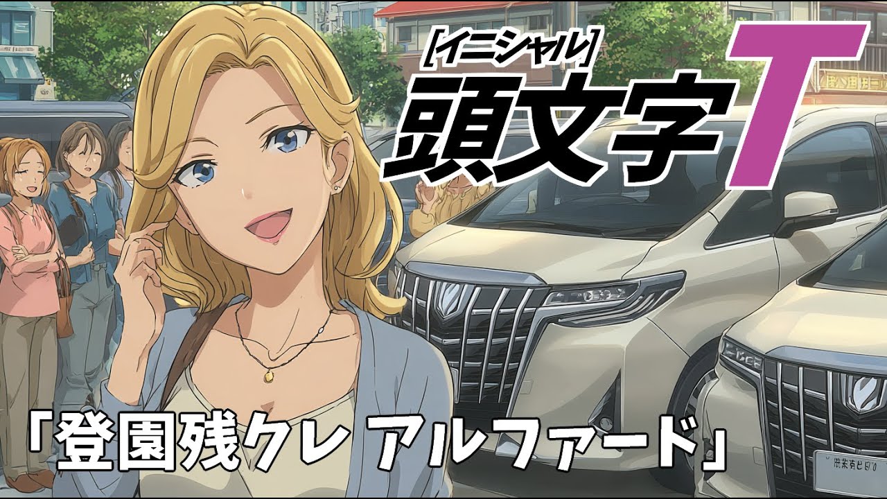 AIが考えた「頭文字T（登園残クレ アルファード）」