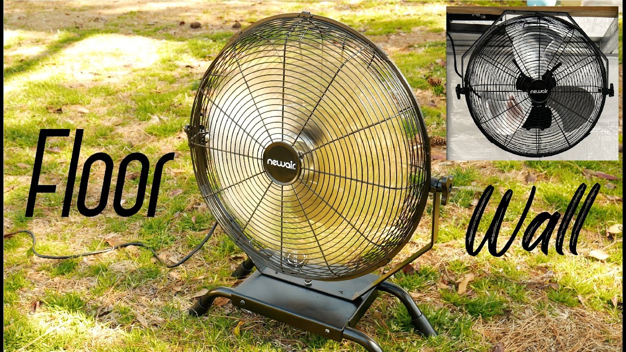Newair 18” Outdoor High Velocity Wall Mounted Fan with 3 Fan
