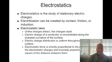 Bushong Chapter 5 Part 1.  Electrostatics and electrodynamics