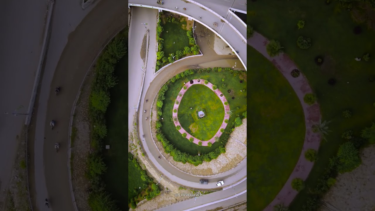 Drone Ariel View Karachi Famous Place✨💖 #droneshots #karachipakistan #morning #cinematicvideo