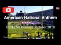 🇺🇲 American National Anthem- Oregon Ducks VS Washington Huskies- October 2018 🏈