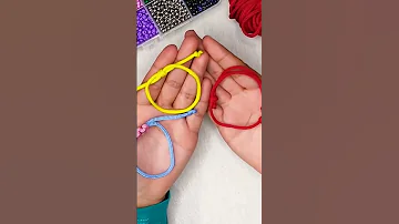 اسهل 3 طرق لتقفيل اساور الخيوط 