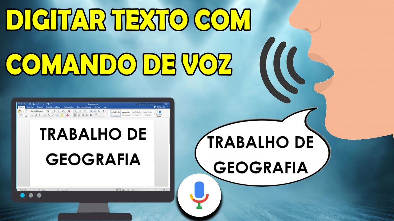 Eu vou digitar o seu texto