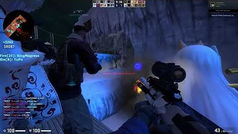 CS:GO Zombie Escape Mod - ze_ffvii_snow_cosmo_v5_5f (ZM Mode) on ZeddY