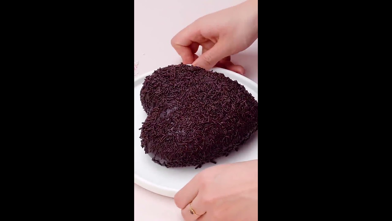 Black Heart Chocolate Cake