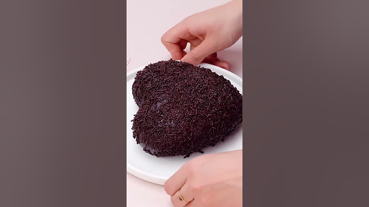 Black Heart Chocolate Cake