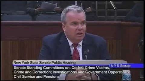 Senator Venditto questions Nassau County Police Co...