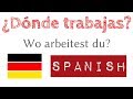 ¿Dónde trabajas? - 1 Pregunta - 50 Respuestas - Aprender Alemán - A1 (F&A3)