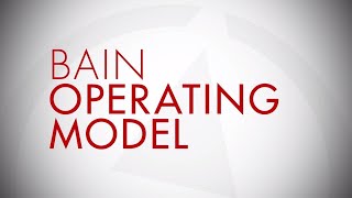 Bain's operating model is the blueprint by which company manages and
organizes resources to deliver its strategy. it a bridge between
strategy and...