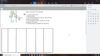 ME 309 Gear Train Analysis Example Non Parallel Shaft