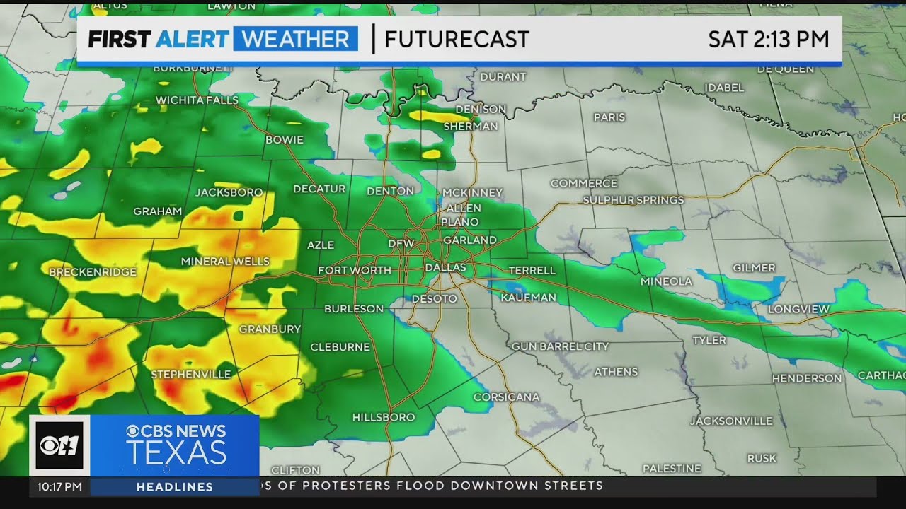 Be prepared for more rain this weekend in North Texas - YouTube