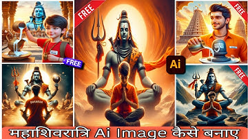 Mahashivratri Photo Editing Ai Prompt | Bing image Creator | Create Viral 3D Shivratri Ai Image