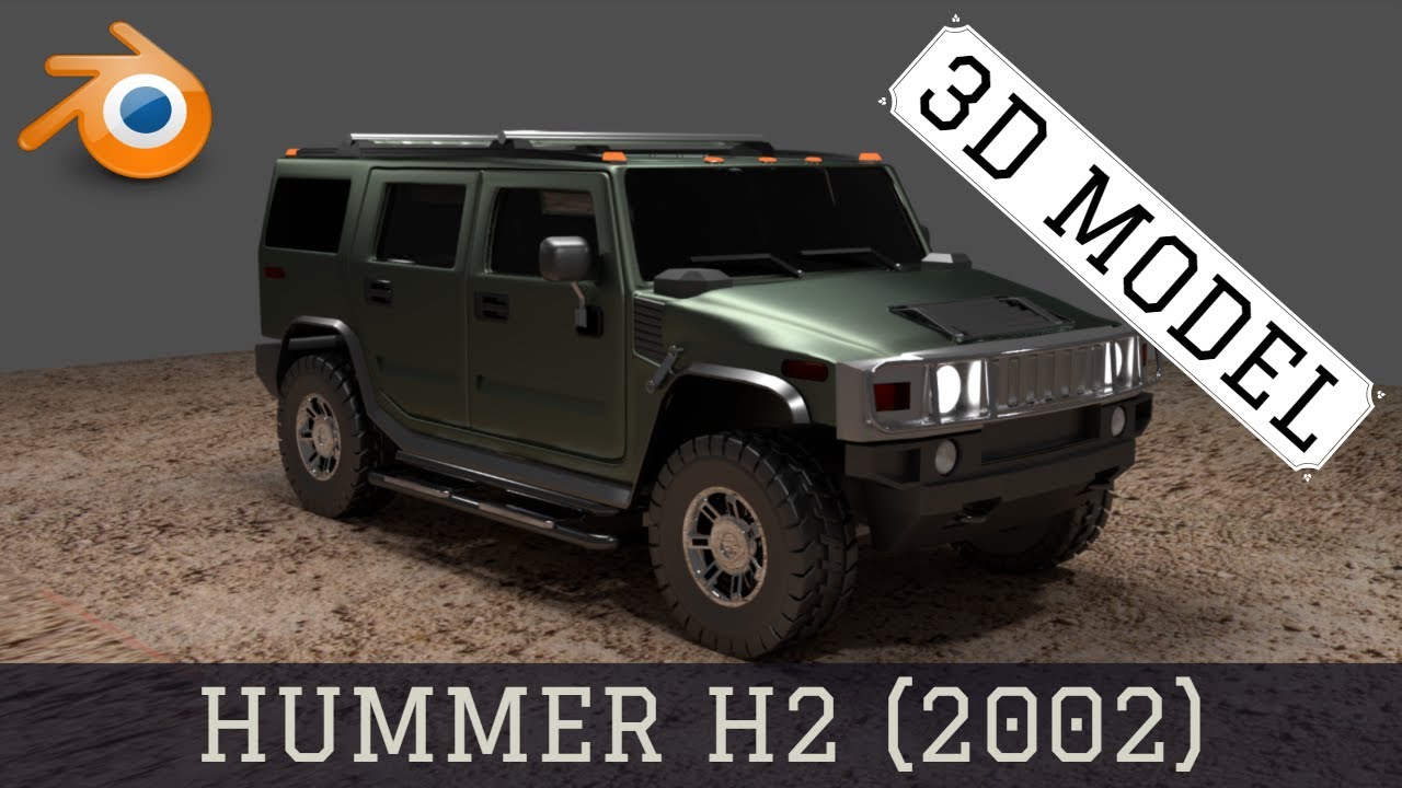 Hummer h2 3d model