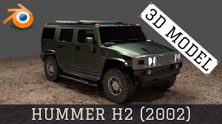 Career Overview Hummer H2 [2002] - 3D MODEL