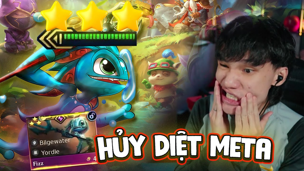 [TFT] FIZZ  CÀN QUÉT LOBBY TOÀN SOL, XIÊN LUÔN LUX 3 SAO