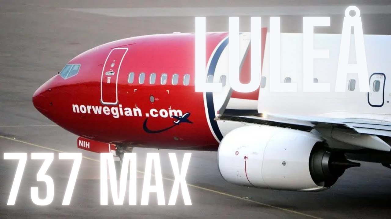 Beautiful Flight To Arlanda - Luleå -- Stockholm - Boeing 737 MAX