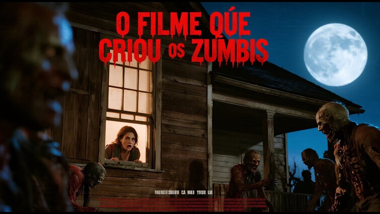 O FILME QUE INSPIROU RESIDENT EVIL!  A Noite dos Mortos Vivos 1968 – Clássico em HD