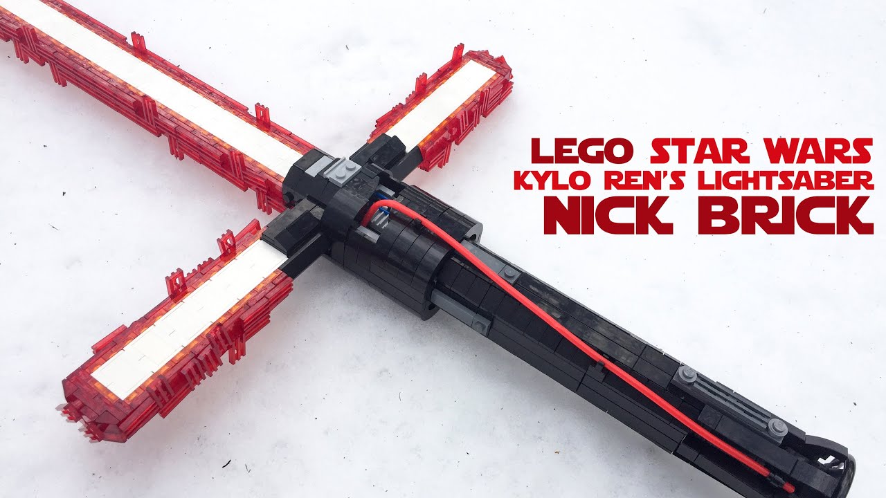 forum Rejsende brysomme LEGO Kylo Ren's Lightsaber - Star Wars The Force Awakens - YouTube