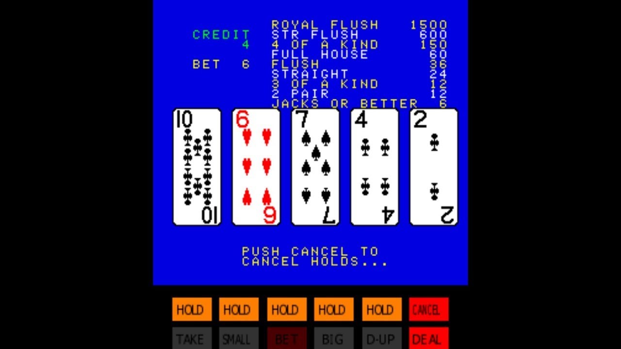 Golden Poker Double Up [Arcade Longplay]