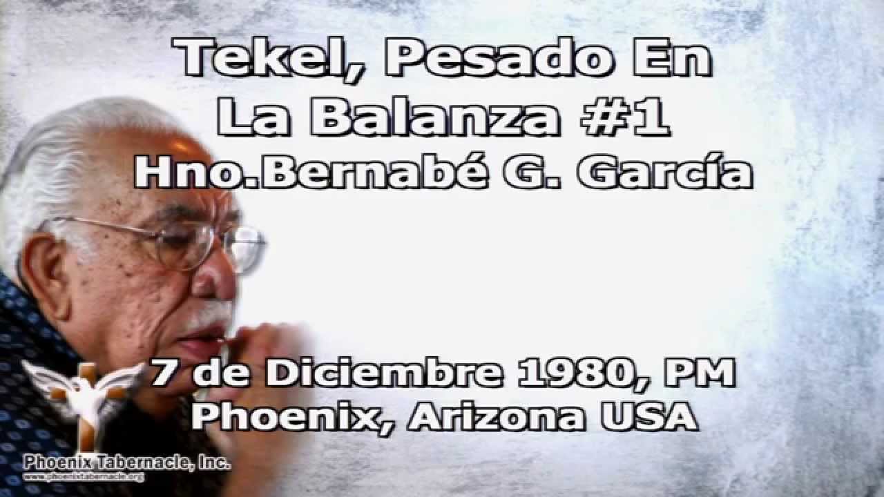 2014 0903 0730 PM   Tekel, Pesado Ebalaza #1   Bernabé G  García
