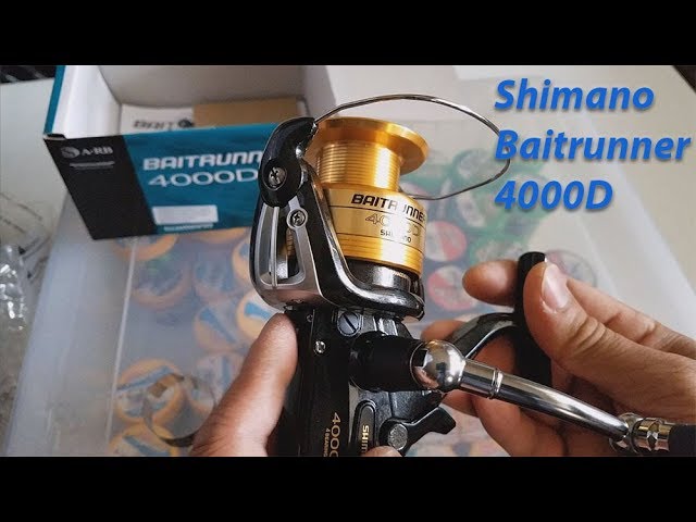 New Shimano Baitrunner 4000D spinning reel review 