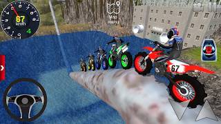 Impossible Motocross Stunts Driving - Dirt Bikes Racing Video Games #1 - Android / IOS gameplay screenshot 2