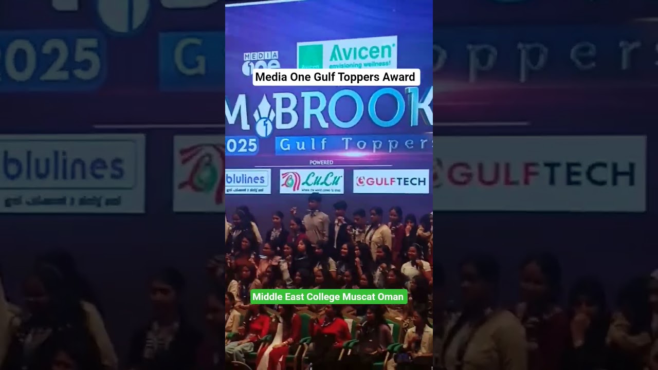 Media One Presents Gulf Toppers Award in Muscat Oman
