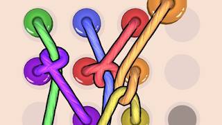 Color Ropes Twisted Tangle Live Gameplay 🔥