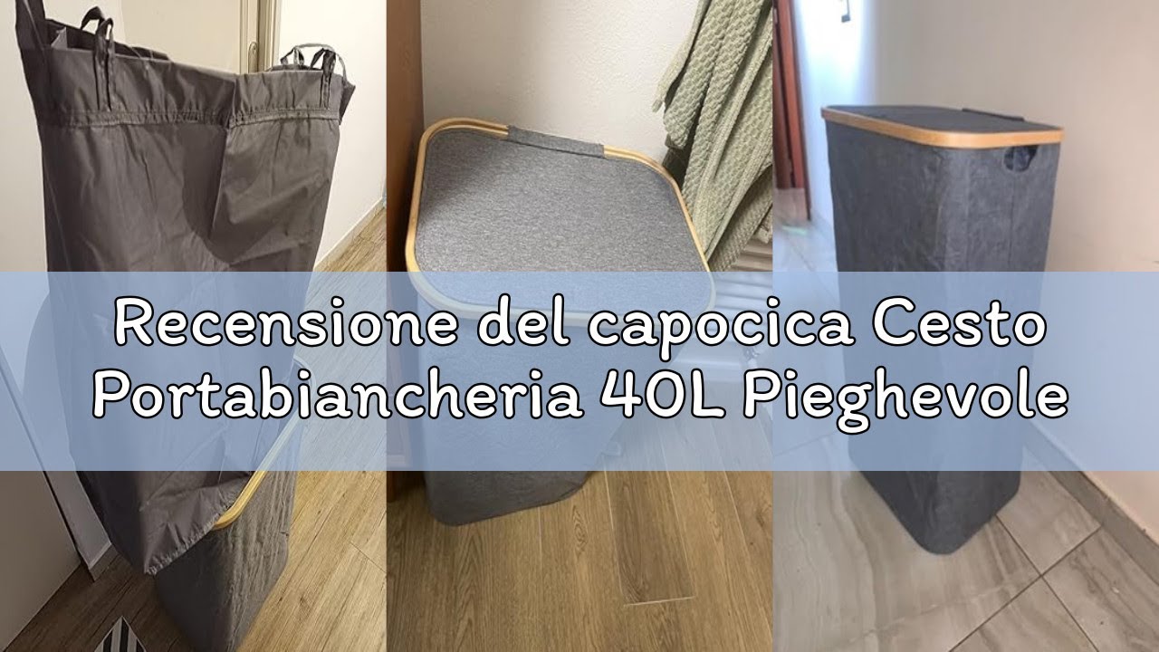 Polecasa Sacco portabiancheria extra large resistente, con tessuto