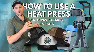 How to Heat Press Patches on Hats | Hotronix 360 IQ Hat Press Tutorial