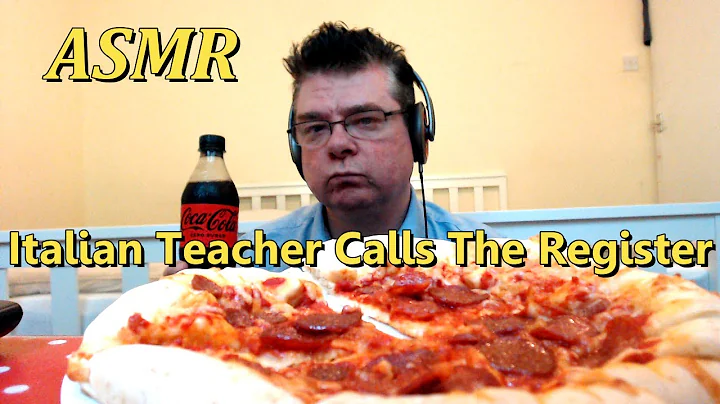 ASMR - Italian Teacher Calls The Register And Eats...