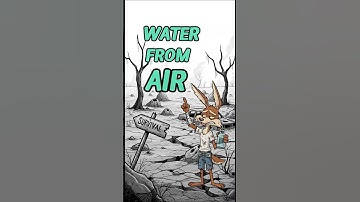 How to Make Water from Air When the World Dries up