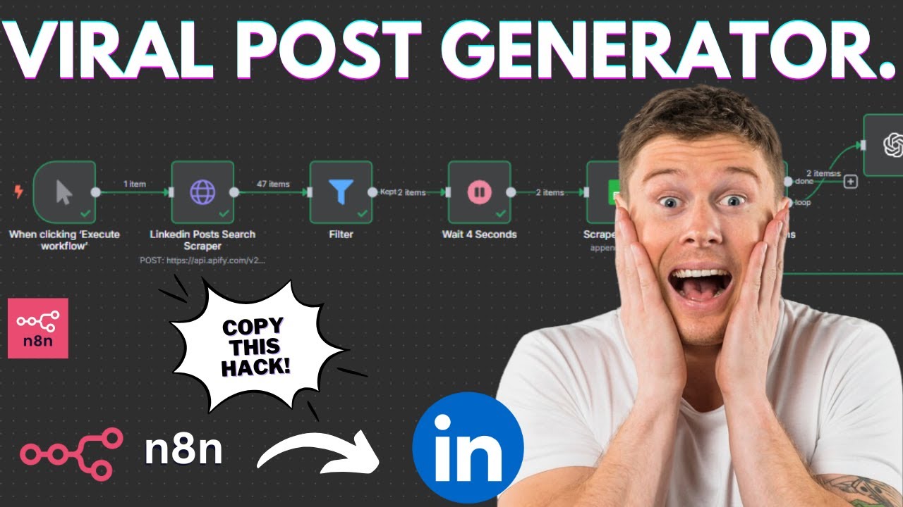 How to EASILY Create VIRAL LinkedIn Posts in Seconds Using AI. - YouTube