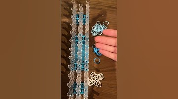 Taylor Swift Albums:1989💙💙!! #taylorswift #bracelets #rainbowloom #loom #fyp #shorts