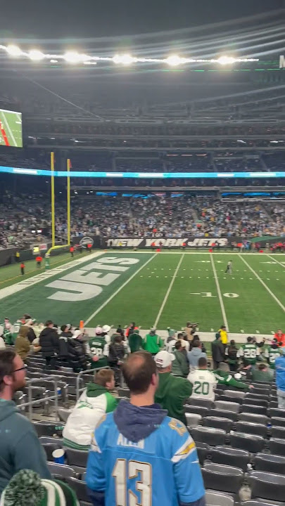 Met Life Stadium view from Section 116 Row 19 Seat 11 football JETS