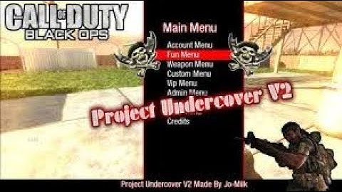 [Bo1/1.13] Project Undercover v2 SPRX Mod Menu (Cex/Dex) +DOWNLOAD